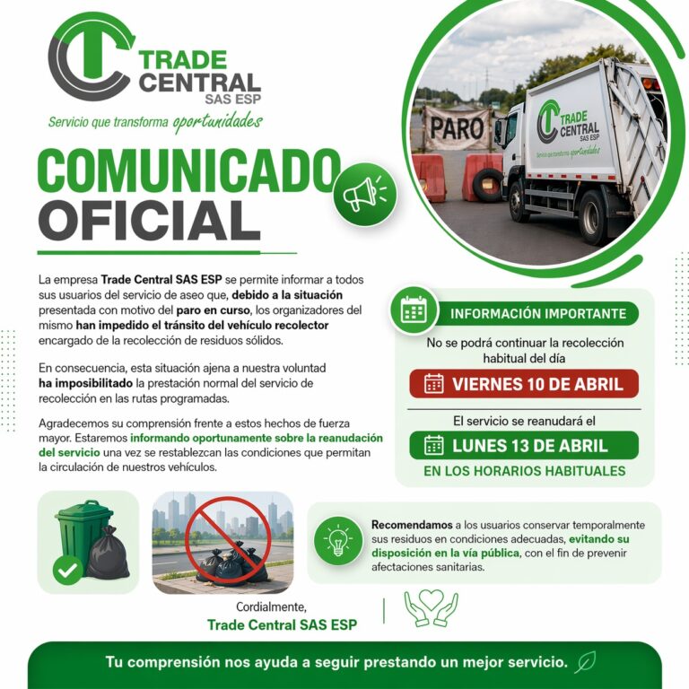 COMUNICADO OFICIAL